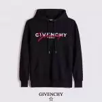 sweat shirt homme givenchy hoodie broderie logo black